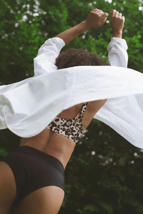 Copenhagen Cartel - Ubud bikini trusse højtaljet  - Nero